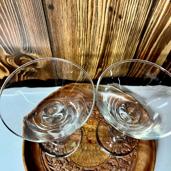 Libbey Z Stem martini glasses - Picture 2 of 2